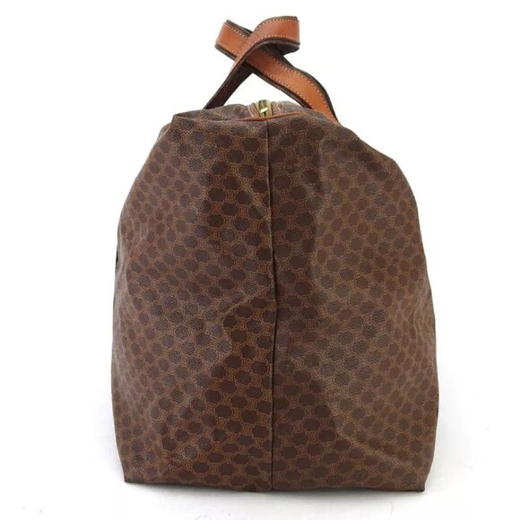 Celine Boston Bag macadam PVC ?~ leather Authentic used - Picture 3 of 9